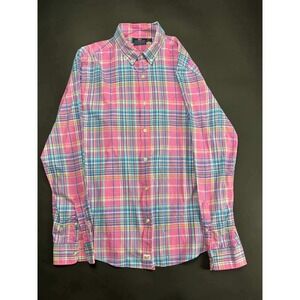 Vineyard Vines Murray Slim Fit Plaid Button Down Shirt Mens Large Cotton